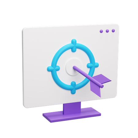 Computerziel  3D Icon