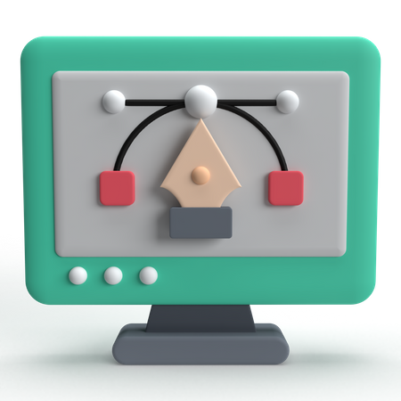 Computor Graphic  3D Icon