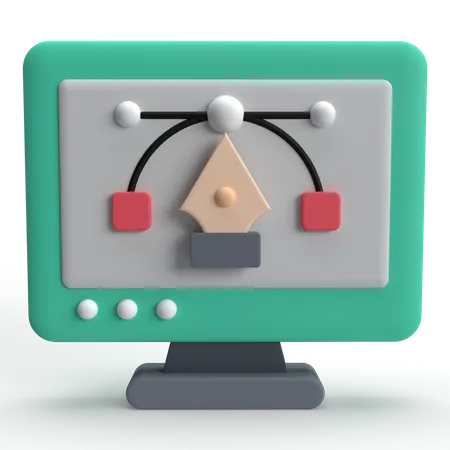 Computor Graphic  3D Icon