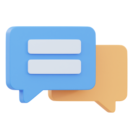 Comunicação  3D Icon