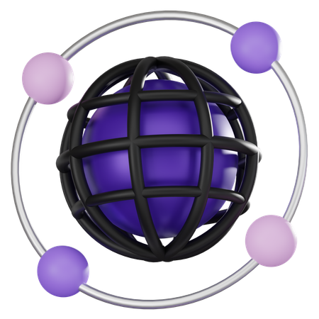 Comunicação global  3D Icon