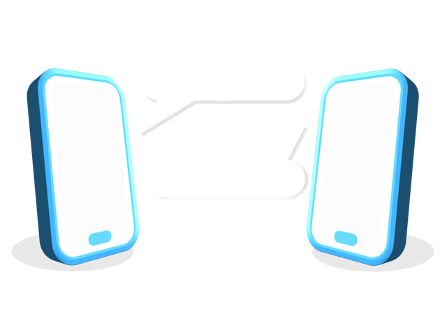 Comunicação móvel  3D Icon