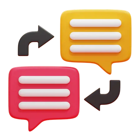 Comunicación  3D Icon