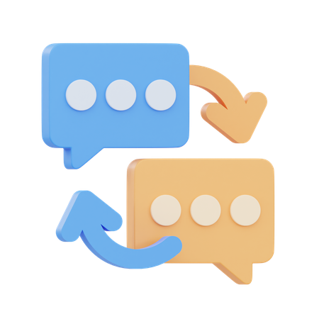 Comunicación  3D Icon