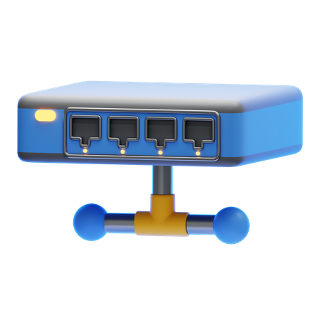 Concentrador de interruptores  3D Icon