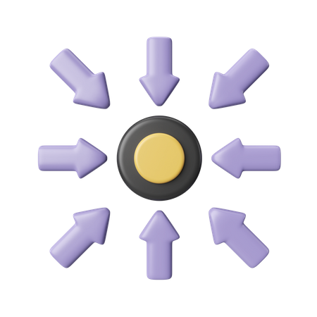 Concentration  3D Icon