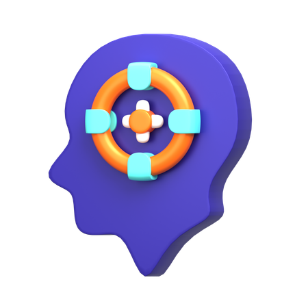 Concentration  3D Icon