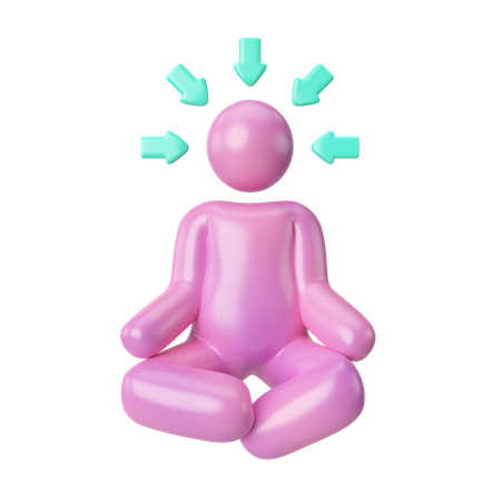 Concentration  3D Icon