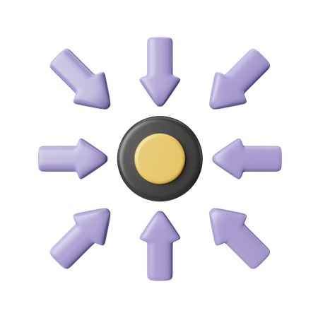 Concentration  3D Icon