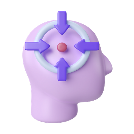 Concentration  3D Icon