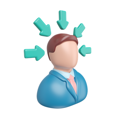Concentration  3D Icon