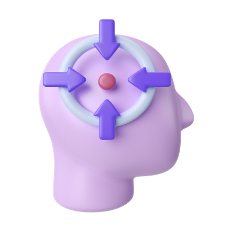 Concentration  3D Icon