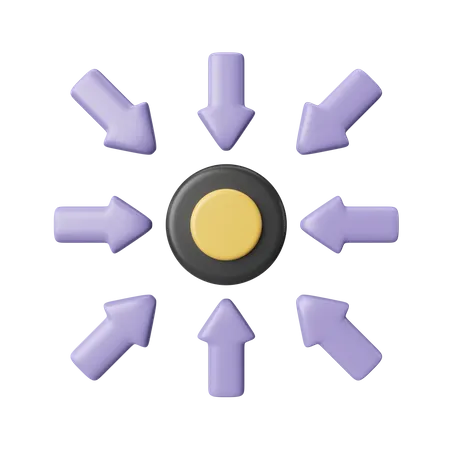 This Is Concentration 3 D Render Illustration Icon High Resolution Png File Isolated On Transparent Background Available 3 D Model File Format BLEND OBJ FBX And GLTF 3D Icon