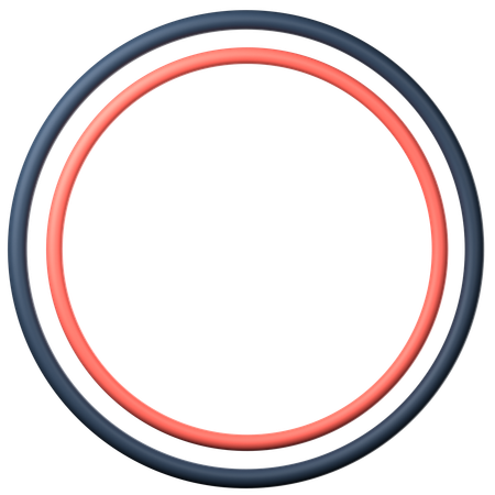 Concentricity Dimensioning And Tolerancing Symbols  3D Icon