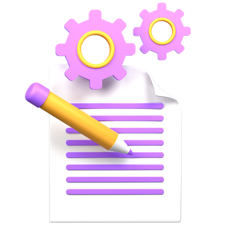 Concept Setting  3D Icon