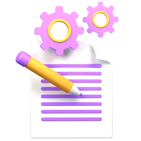 Concept Setting  3D Icon