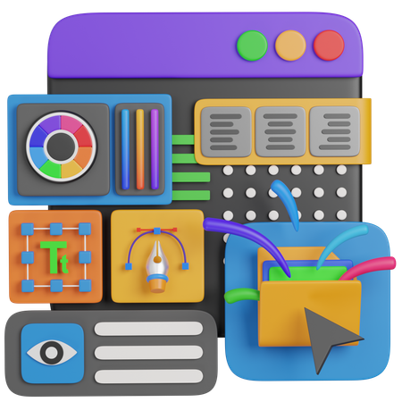 Application de conception  3D Icon