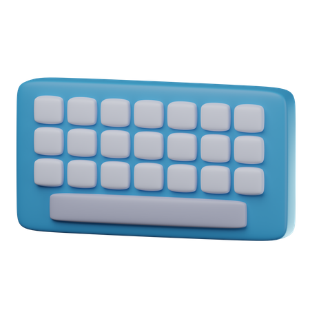 Conception du clavier  3D Icon