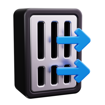 Conception du flux d'air  3D Icon