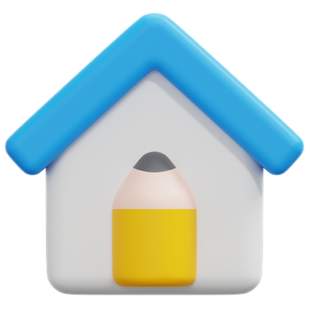 Design de maison  3D Icon