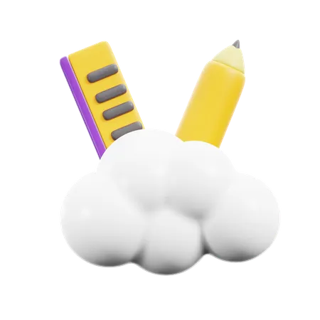 Conception de nuages  3D Icon