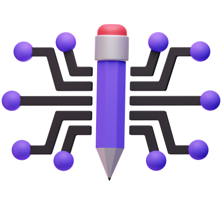 Conception de réseau  3D Icon