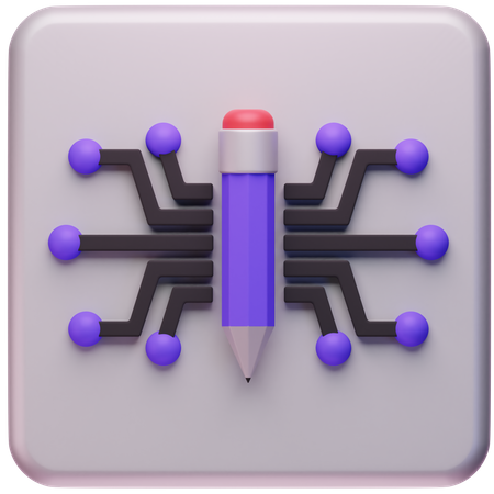 Conception de réseau  3D Icon