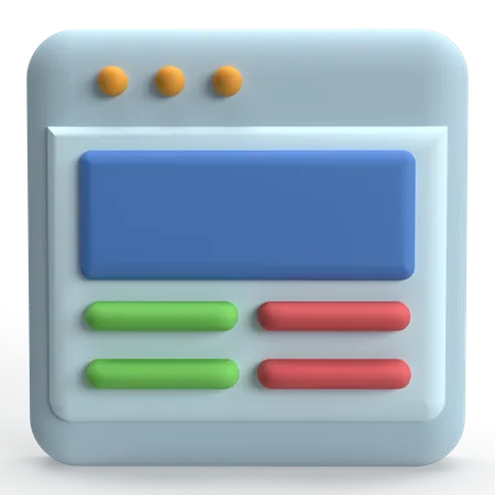 Conception de l'interface utilisateur  3D Icon