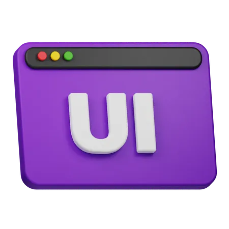 Conception de l'interface utilisateur  3D Icon