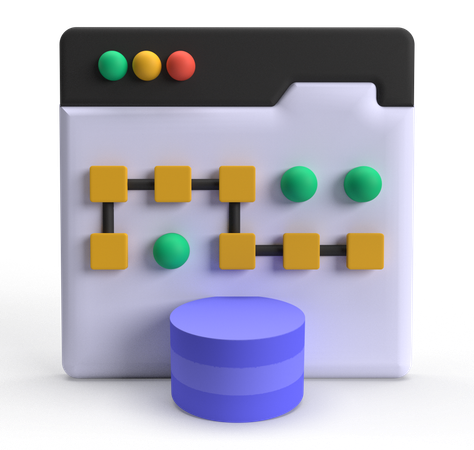 Concepto de datos  3D Icon