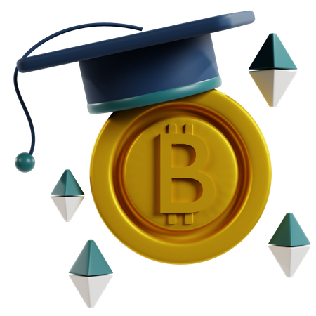 Conceptos básicos de educación criptográfica  3D Icon