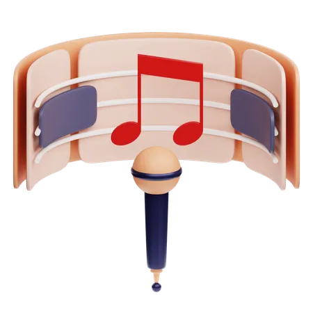 Concerto virtual  3D Icon