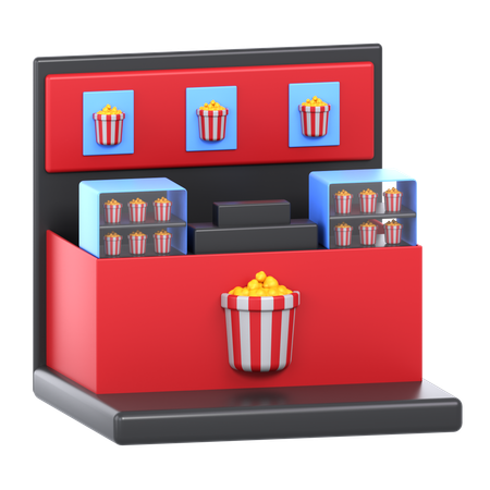Concession Stand  3D Icon