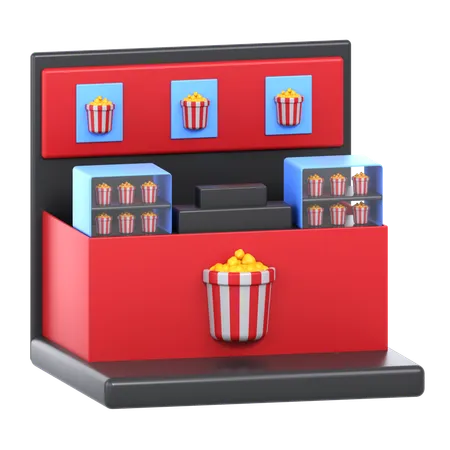 Concession Stand  3D Icon