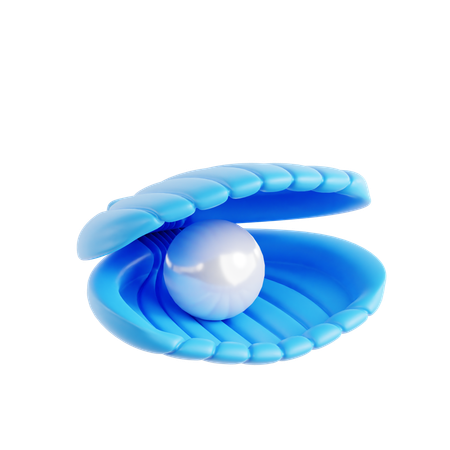 Concha do mar  3D Icon