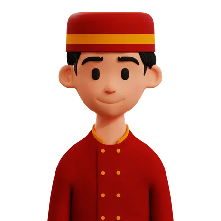 Concierge  3D Icon