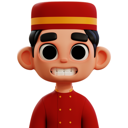 Concierge Man  3D Icon