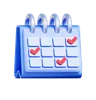 conclusão de tarefas do calendário