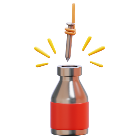 Concours de bouteilles à clous  3D Icon