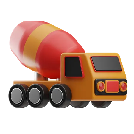 Concret Mixer  3D Icon