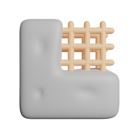 Concrete  3D Icon