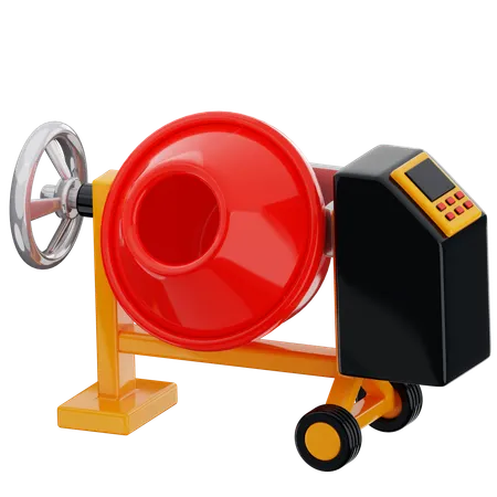 Concrete Mixer  3D Icon