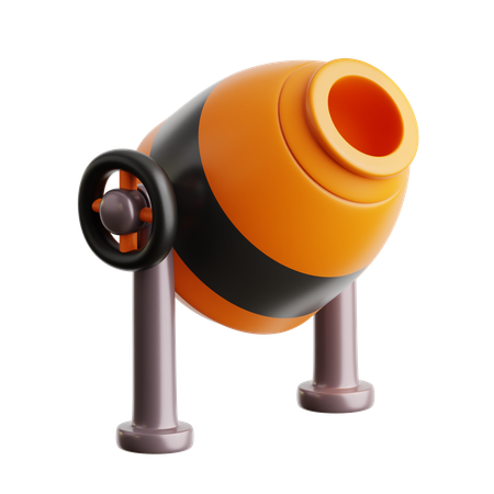 Concrete Mixer  3D Icon