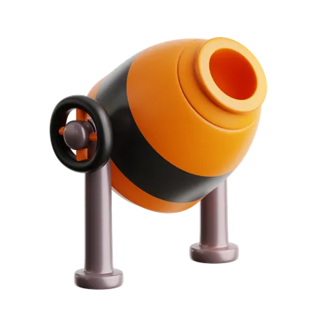 Concrete Mixer  3D Icon