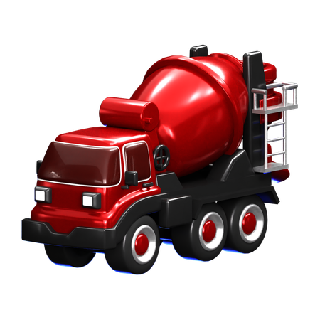 Concrete Truck  3D Icon