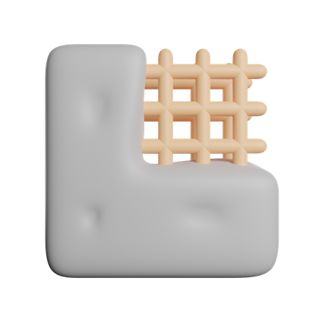 Concreto  3D Icon