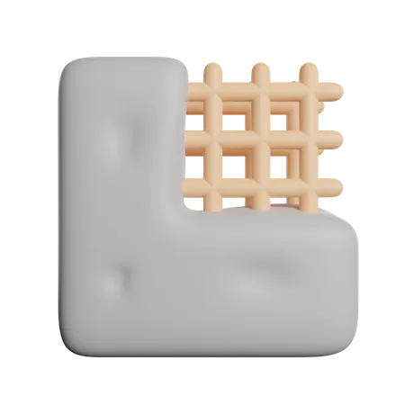 Concreto  3D Icon