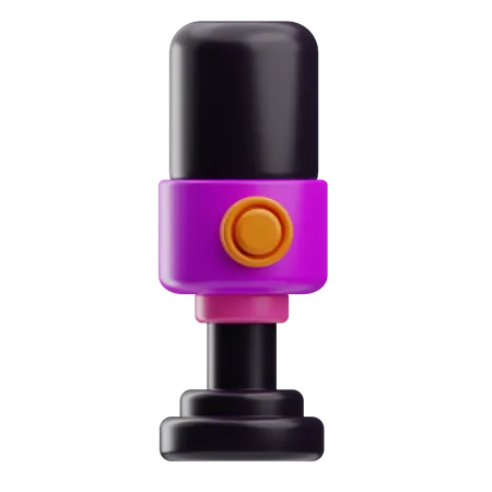 Condenser Microphone  3D Icon