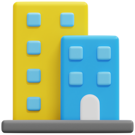 Condominium  3D Icon