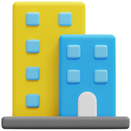 Condominium  3D Icon